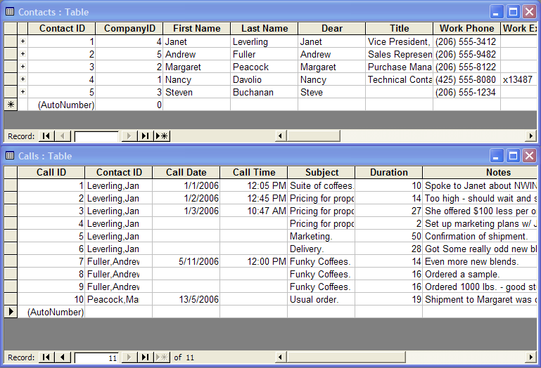 free download of microsoft access sample database